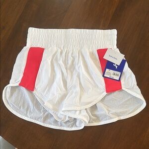 Target JoyLabs Women's White and Red Athletic Shorts